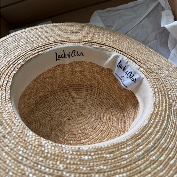 New Lack of Color The Spencer Boater Hat - Sizer S Ribbon Replaced - Picture 7 of 7